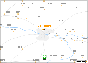 map of Satu Mare