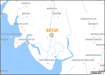 map of Satun