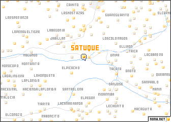 map of Satuque