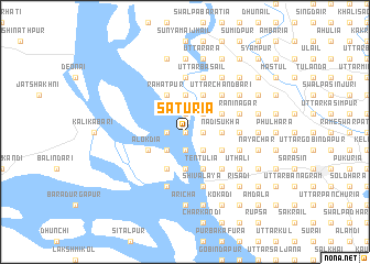 map of Sāturia