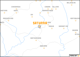 map of Saturnia