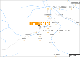 map of Satu Şugatag