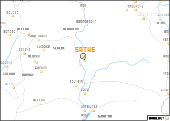 map of Satwé