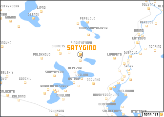 map of Satygino