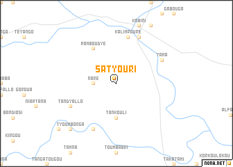 map of Satyouri