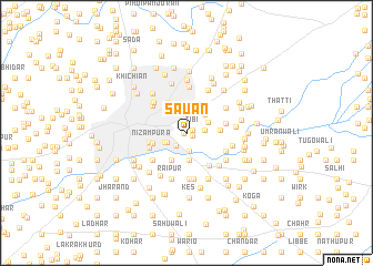 map of Sauān