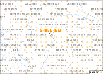 map of Saubergen