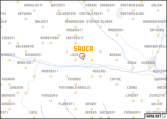 map of Sauca