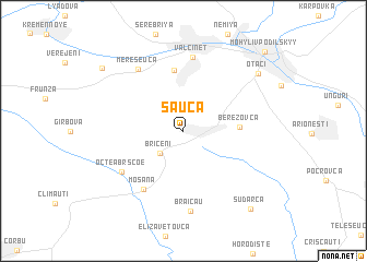 map of Sauca