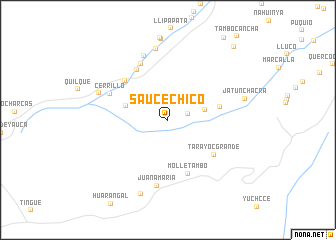 map of Sauce Chico