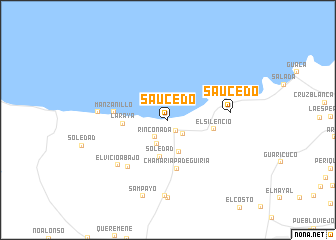 map of Saucedo