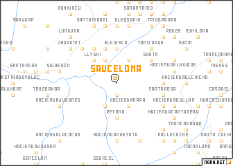 map of Sauceloma