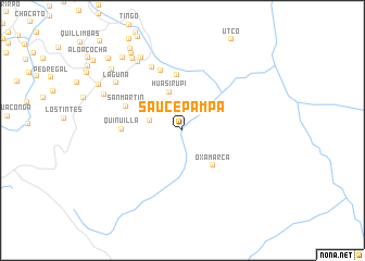 map of Saucepampa