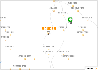 map of Sauces