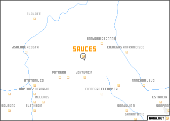 map of Sauces