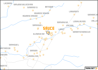 map of Sauce