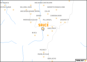 map of Sauce