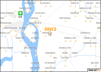 map of Sauce