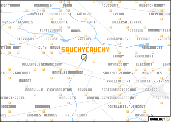 map of Sauchy-Cauchy