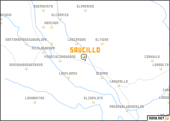 map of Saucillo