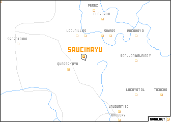 map of Sauci Mayu