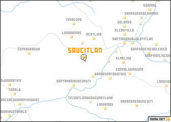 map of Saucitlán