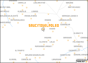 map of Saucito del Poleo