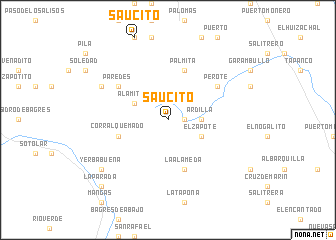 map of Saucito