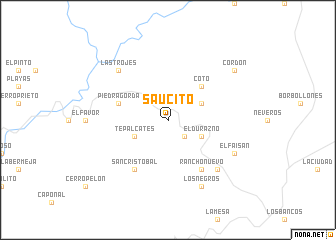 map of Saucito
