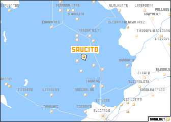 map of Saucito