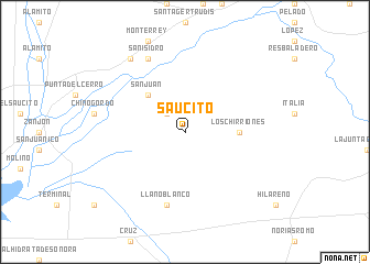 map of Saucito