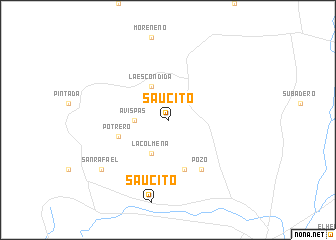 map of Saucito