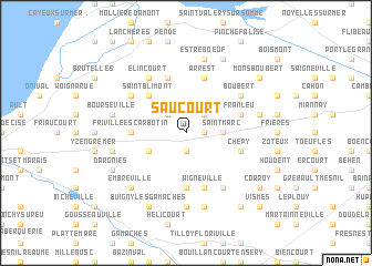 map of Saucourt