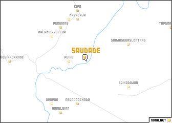 map of Saudade