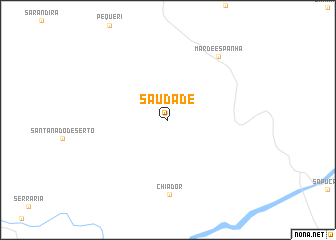 map of Saudade