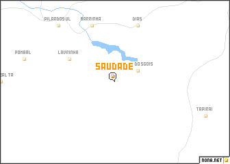 map of Saudade