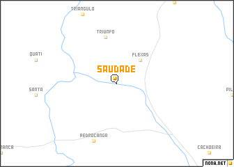 map of Saudade