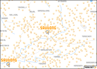 map of Sau-dong