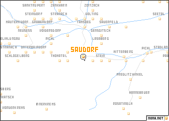 map of Saudorf