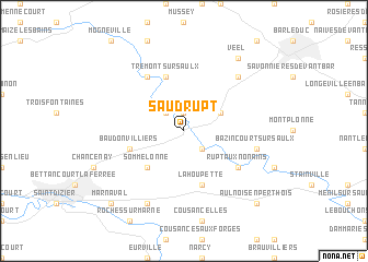 map of Saudrupt