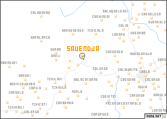 map of Sauendja