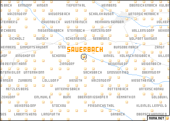 map of Sauerbach
