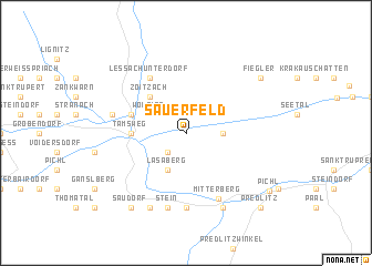 map of Sauerfeld