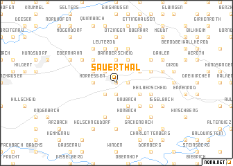 map of Sauerthal