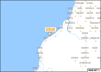 map of Saue