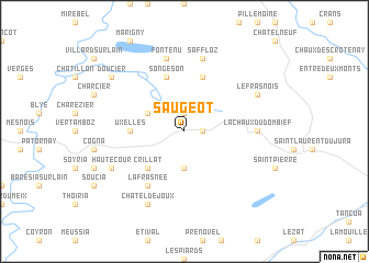 map of Saugeot