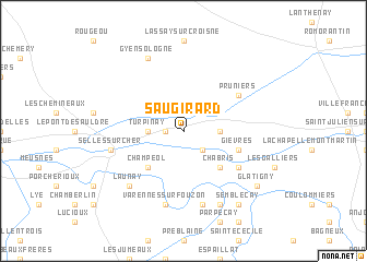 map of Saugirard