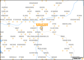 map of Saugon