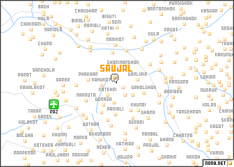 map of Saujāl
