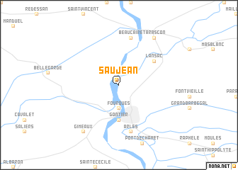 map of Saujean